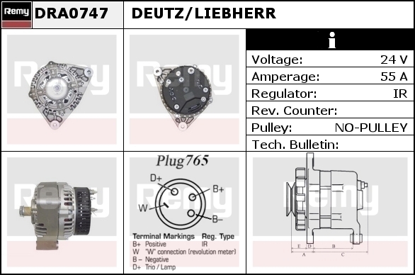 Alternator Delco Remy Dra0747 And Its, Delco Remy 24 Volt Alternator Wiring Diagram