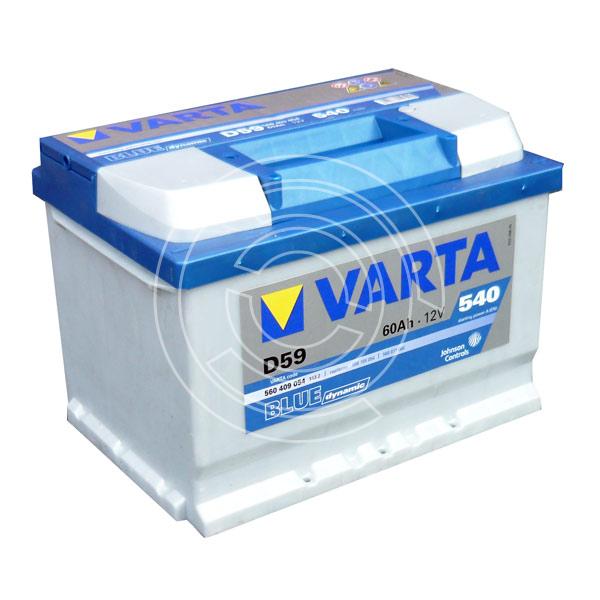 Batterie VARTA D59 et ses équivalents