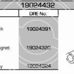 Repair kit DELCO-REMY 19024432