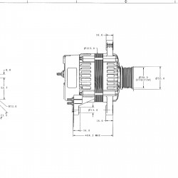 Lichtmaschine DELCO-REMY 19020612
