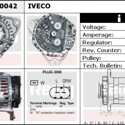Lichtmaschine DELCO-REMY DRA0042