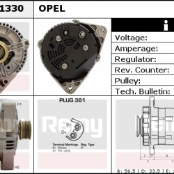 Lichtmaschine DELCO-REMY DRB1330